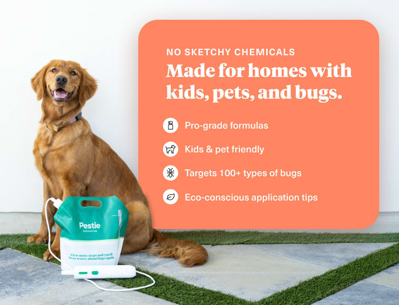 Pestie's Smart Pest Plan is designed for people, pets, and the planet.