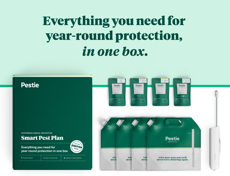A list of everything included in the box for Pestie's Smart Pest Plan.